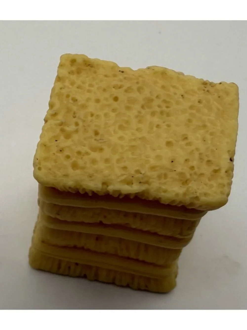 Plastic Hay  Bale For Barbie Or Other Fashion dolls 1 1/2” X  1 1/8”x 1”